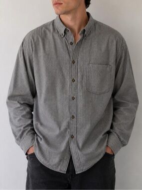 Vintage Eddie Bauer Men's Button-Down Shirt